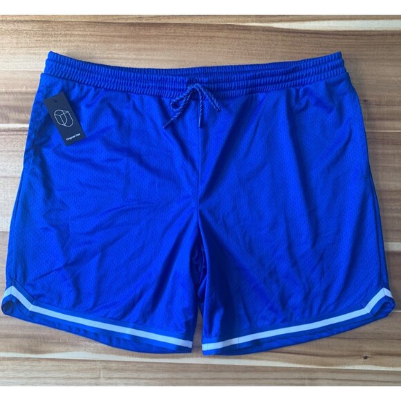 Original Use Mens Activewear Blue Athletic Shorts With Pockets Size XXL - Picture 2 of 11
